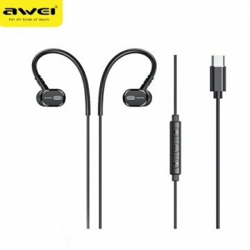 AWEI słuchawki stereo TC-6 USB-C czarny|black