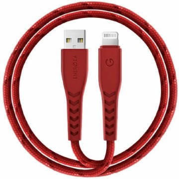 ENERGEA kabel Nyloflex USB - Lightning Charge and Sync C89 MFI 1.5m czerwony|red