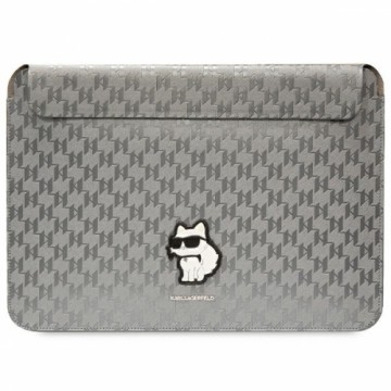 Karl Lagerfeld Sleeve KLCS14SAKHPCG 14" srebrny|silver Saffiano Monogram Choupette