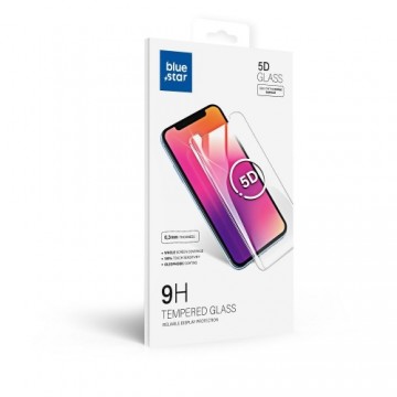 Fusion Accessories Blue Star 5D aizsargstikls pilnam ekrānam Samsung G965 Galaxy S9+ Plus melns