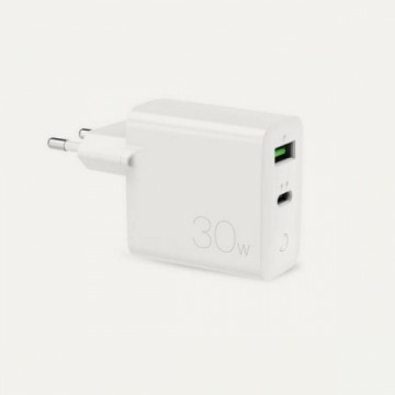 Puro Ład. siec. Mini FAST 1xUSB+1xUSB-C 30W biały|white FCMTCUSBAC30WPDWHI