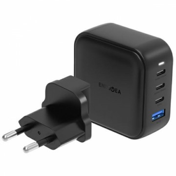 ENERGEA ład. siec. 1xUSB+3xUSB-C PD-PPS-QC 3.0 100W 3C1A czarny|black US+EU Travelite GAN100