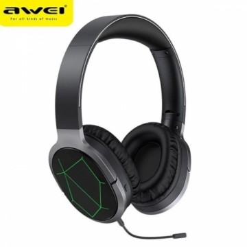 AWEI słuchawki gaming Bluetooth A799BL nauszne gamingowe z mikrofonem czarny|black