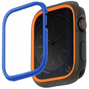 UNIQ etui Moduo Apple Watch Series  4|5|6|7|8|SE|SE2 44|45mm pomarańczowy-niebieski|orange-blue