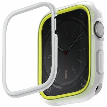 UNIQ etui Moduo Apple Watch Series  4|5|6|7|8|SE|SE2 44|45mm limonka-biały|lime-white