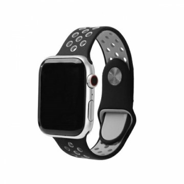 Beline pasek Apple Watch Sport Silicone 42|44|45|49mm czarno-szary black|gray