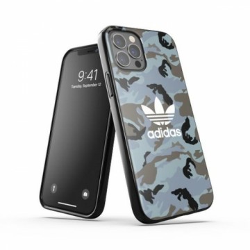 Adidas OR SnapCase Camo iPhone 12|12 Pro niebiesko|czarny 43702