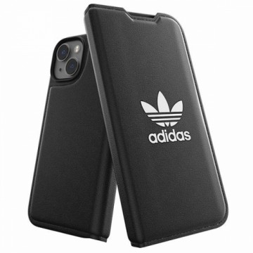 Adidas OR Booklet Case BASIC iPhone 14 6.1" czarno biały|black white 50181