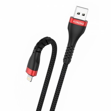 OEM Foneng Cable USB to Lightning, X82 iPhone 3A, 1m (black)