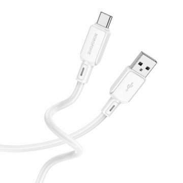 OEM Borofone Cable BX94 Crystal color - USB to Typ C - 3A 1 metre white