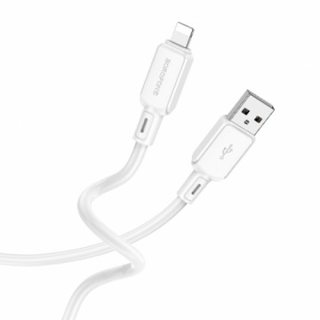 Borofone Cable BX94 Crystal color - Type C to Type C - 60W 3A 1 metre white