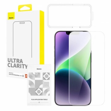 Rūdīta stikla ekrāna aizsargstikls Baseus OS Diamond Series HD priekš Iphone 13 Pro Max|14 Plus (caurspīdīgs)