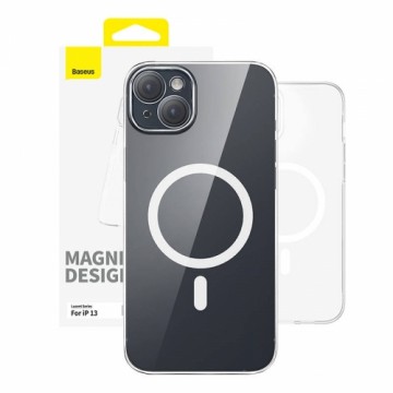 Magnetic Phone Case for iP 13 Baseus OS-Lucent Series (Clear)