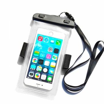 Hurtel PVC waterproof armband phone case - transparent