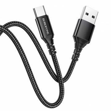 OEM Borofone Cable BX54 Ultra Bright - USB to Type C - 2,4A 1 metre black