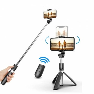 Fusion universal tripod | selfie stick | holder for GOPRO | phone | fotocam 76 cm + remote