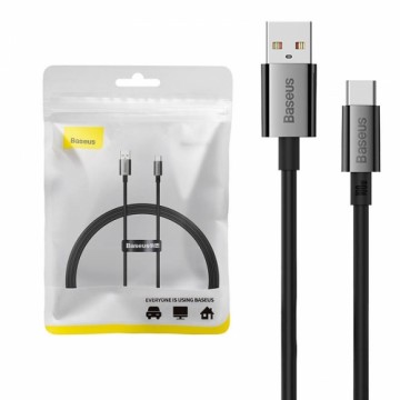 Кабель USB do USB-C Baseus Superior100W 1м (черный)