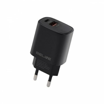 Beline Ładowarka sieciowa 30W GaN USB-C + USB-A, czarna