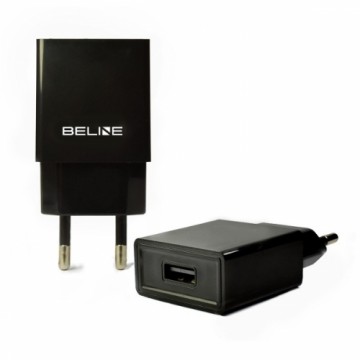 Beline 1xUSB 1A tīkla lādētājs melns