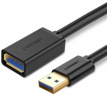 Pagarināmais kabelis UGREEN USB 3.0 2m (melns)