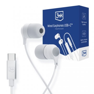 Accessories - 3mk Wired Earphones USB-C