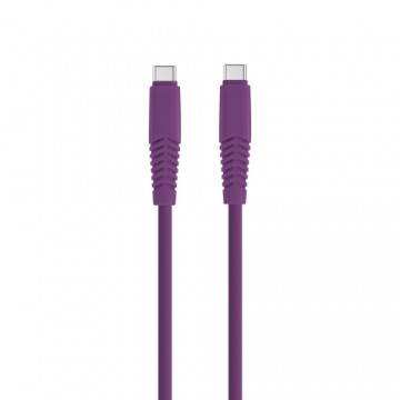 Setty cable USB-C - USB-C 1,5 m 2,1A KSC-C-1.5219 purple