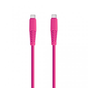 Setty cable USB-C - USB-C 1,5 m 2,1A KSC-C-1.526 pink