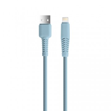 Setty cable USB - Lightning 1,5 m 2,1A KSA-L-1.523 blue