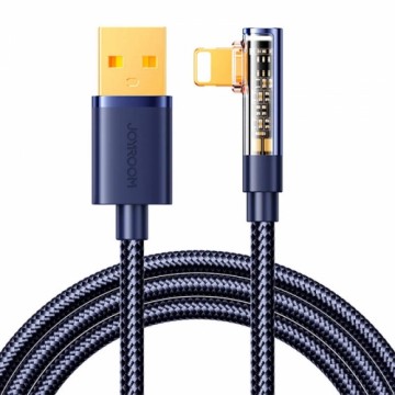 Angle Cable to USB-A | Lightning | 1.2m Joyroom S-UL012A6 (blue)