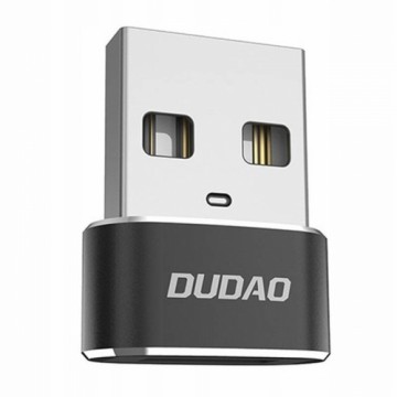 Adapteris Dudao L16AC USB-C uz USB (melns)