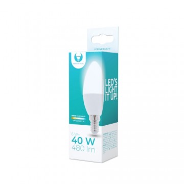 LED bulb E14 C37 6W 230V 3000K 480lm Forever Light