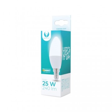 LED Bulb E14 C37 3W 230V 3000K 240lm Forever Light