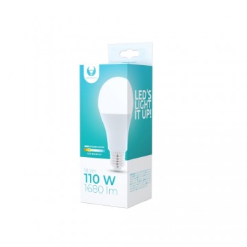 LED Bulb E27 A65 18W 230V 3000K 1680lm Forever Light