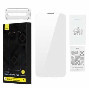 Tempered Glass Baseus 0.4mm Iphone 13 Pro Max|14 Plus + cleaning kit