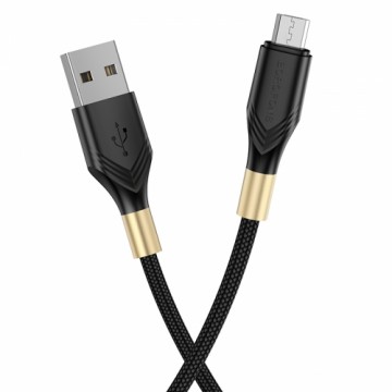 OEM Borofone Cable BX92 Advantage - USB to Micro USB - 2,4A 1 metre black