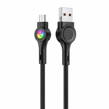 USB to Micro USB cable Vipfan Colorful X08, 3A, 1.2m (black)