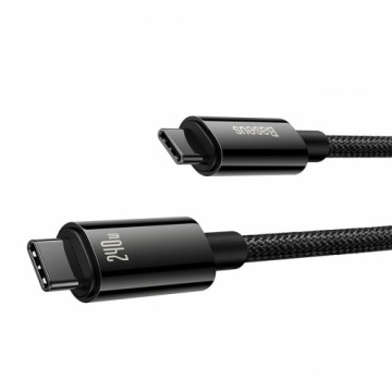 Baseus CAWJ040101 Tungsten Gold Fast Charging Data Cable USB-C - USB-C 240W 2m Black