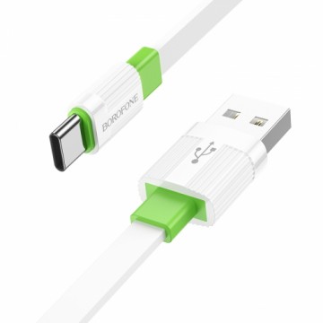 OEM Borofone Cable BX89 Union - USB to Type C - 3A 1 metre white-green