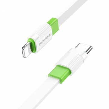 OEM Borofone Cable BX89 Union - Type C to Lightning - PD 20W 1 metre white-green