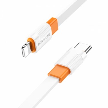 OEM Borofone Cable BX89 Union - Type C to Lightning - PD 20W 1 metre white-orange