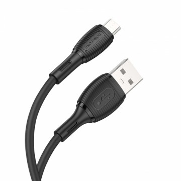 Borofone Cable BX86 Advantage - USB to Micro USB - 2,4A 1 metre black