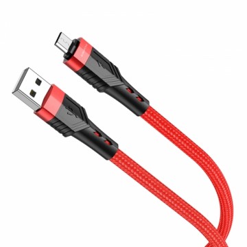 OEM Borofone Cable BU35 Influence - USB to Micro USB - 2,4A 1,2 metres red