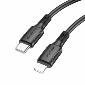 Borofone Cable BX80 Succeed - Type C to Lightning - PD 20W 1 metre black