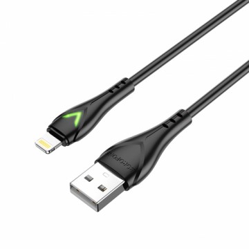 OEM Borofone Cable BX65 Bright - USB to Lightning - 2A 1 metre black