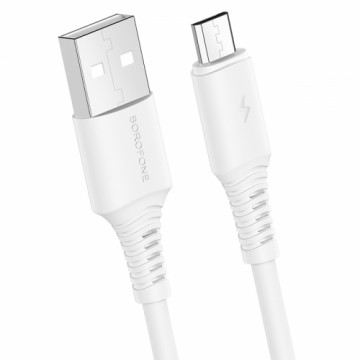 Borofone Cable BX47 Coolway - USB to Micro USB - 2,4A 1 metre white