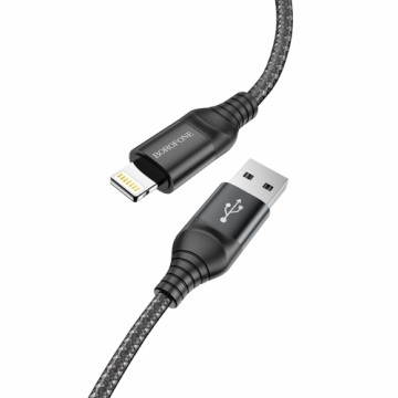 Borofone Cable BX56 Delightful - USB to Lightning - 2,4A 1 metre black