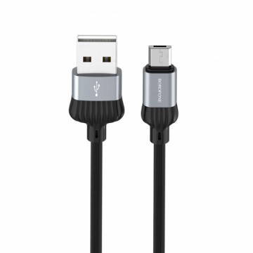 OEM Borofone Cable BX28 Dignity - USB to Micro USB - 2,4A 1 metre grey