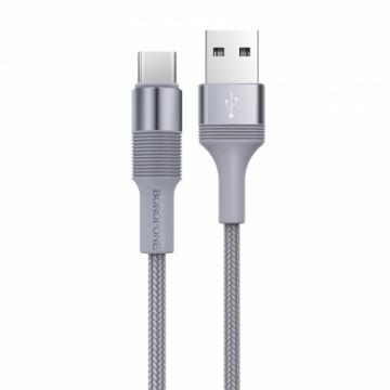 OEM Borofone Cable BX21 Outstanding - USB to Type C - 3A 1 metre grey