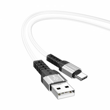 OEM Borofone Cable BX64 Special Silicone - USB to Type C - 3A 1 metre white