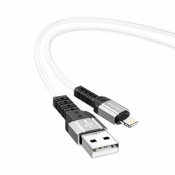 Borofone Cable BX64 Special Silicone - USB to Lightning - 2,4A 1 metre white